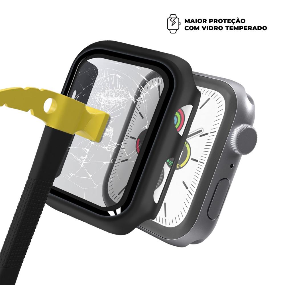 Miniatura Case para Apple Watch 38MM- acompanha película integrada na case - Preta - Gshield