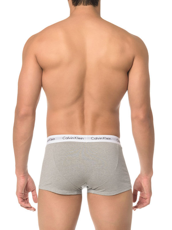 Miniatura Kit 3 Underwear Low Rise Trunk Classic Cintura Baixa Com Elastano Cueca Calvin Klein - Multi Kit 3 Underwear Low Rise Trunk Classic Cintura Baixa Com Elastano Cueca Calvin Klein Multi l