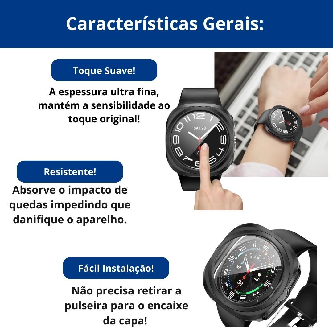 Miniatura Case 360 Proteção Anti Queda Para Samsung Watch Ultra 47Mm