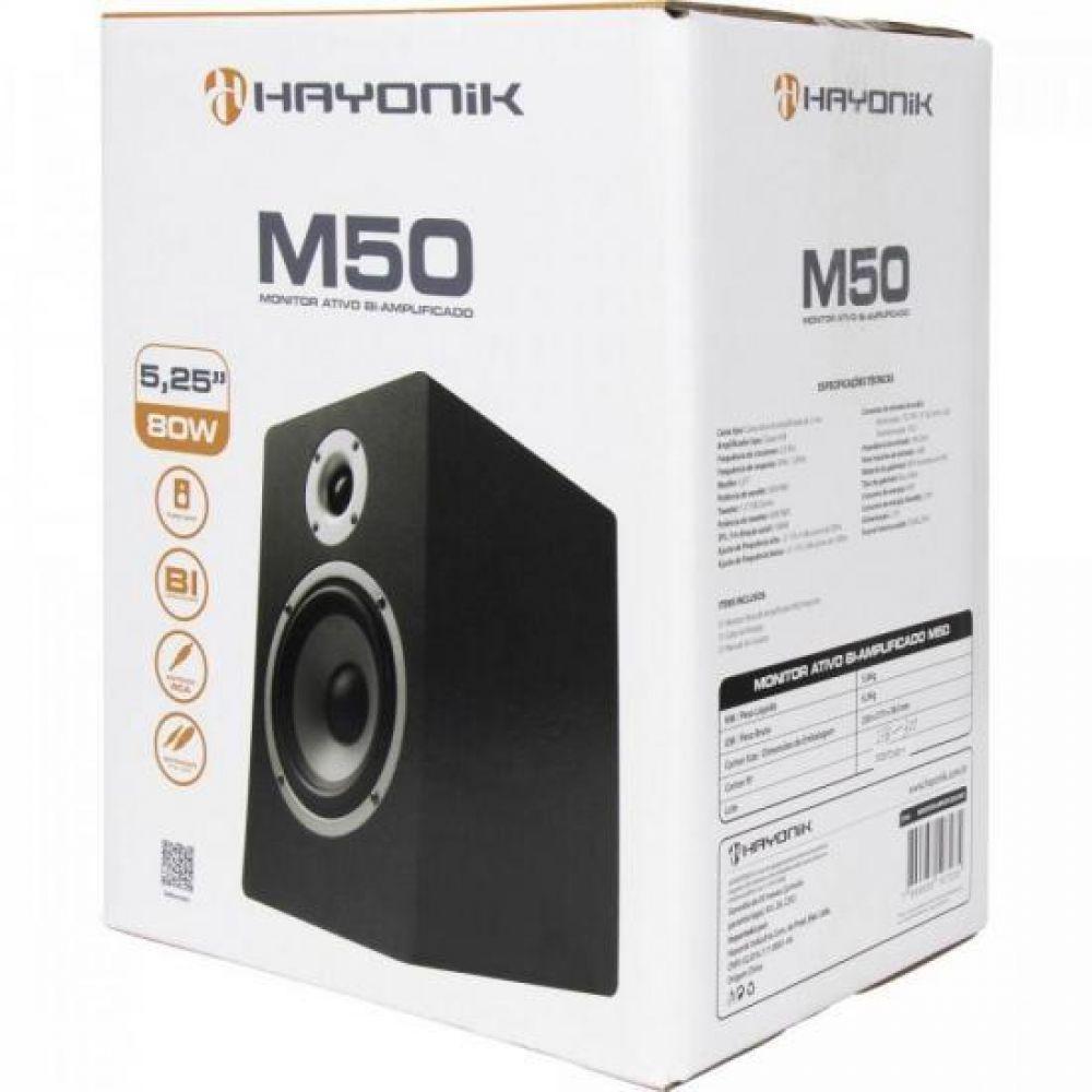 Monitor De Estudio Bi-Amplificado M50 Hayonik
