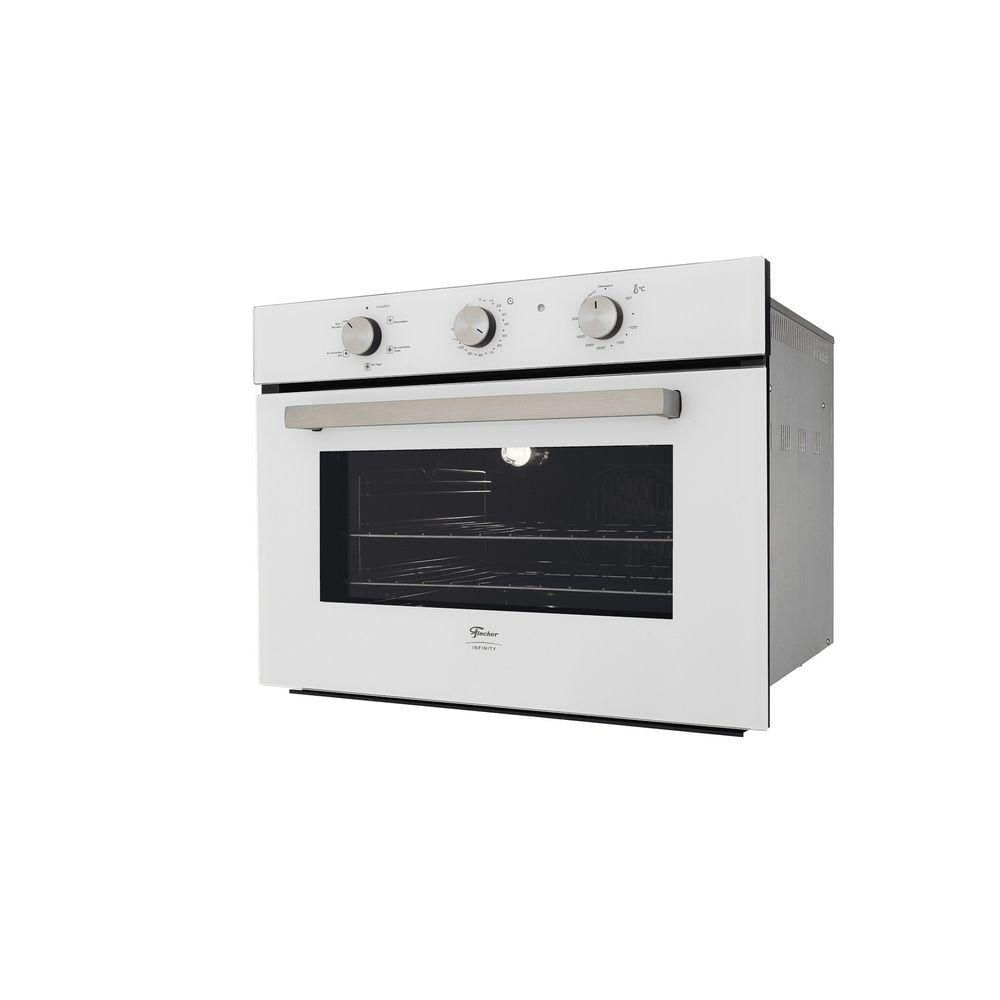 Miniatura Forno Elétrico Fischer Infinity Embutir 50L Com Air Fryer Branco 127V