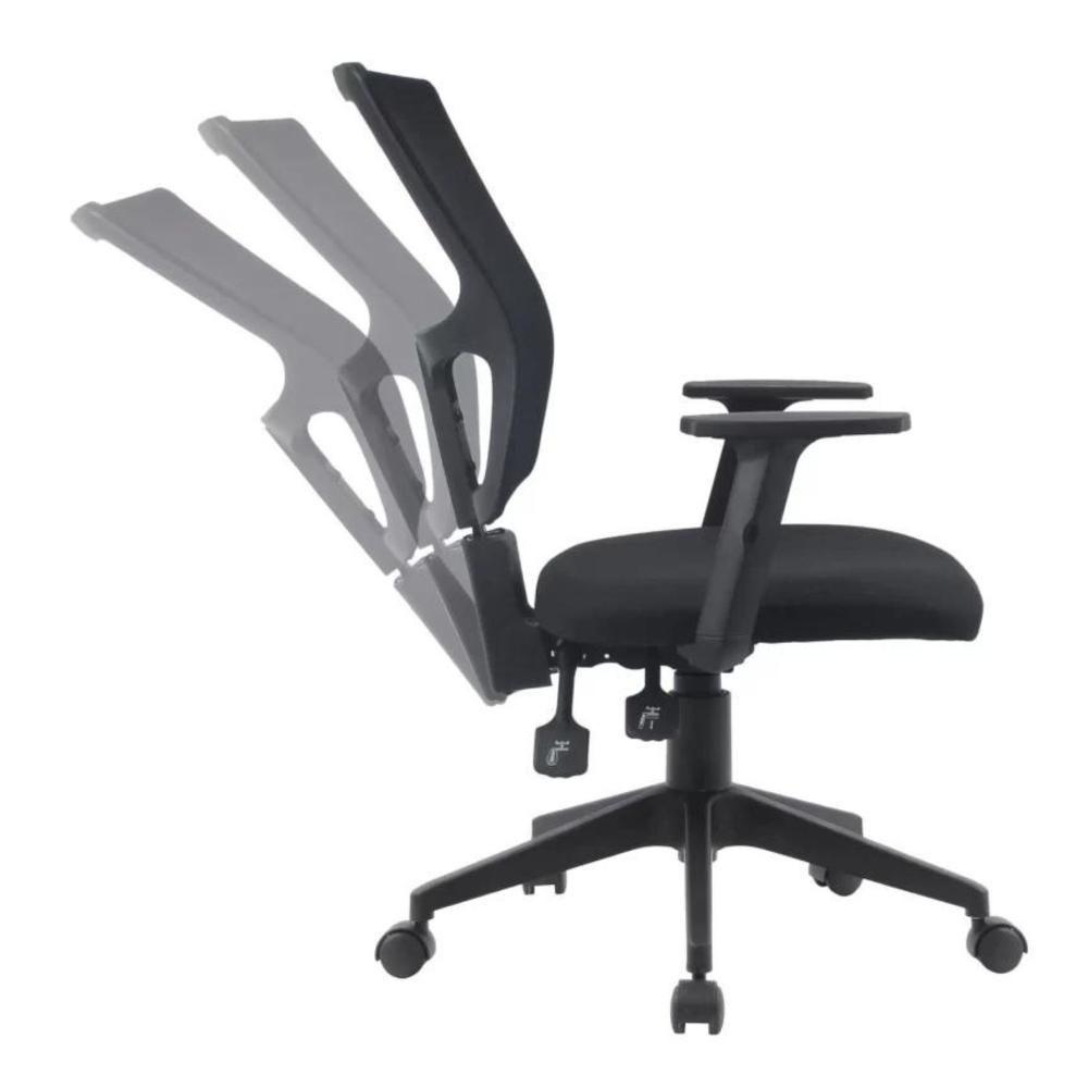 Miniatura Cadeira Giratória Nr-17 Londres Diretor Fratini Revestida Em Polipropileno Preto Base Rodizio Nylon