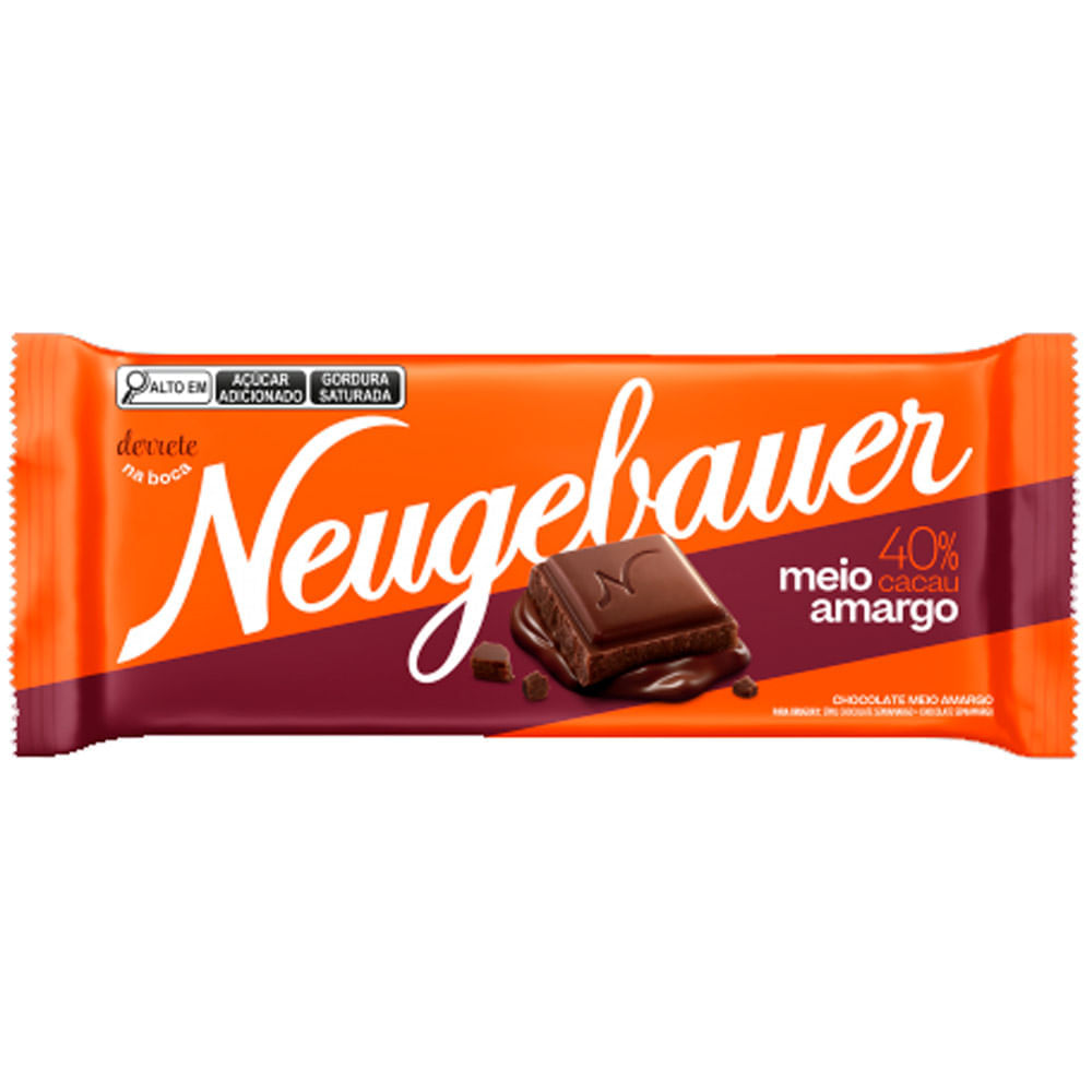 Miniatura Chocolate Neugebauer Meio Amargo 40% 80g