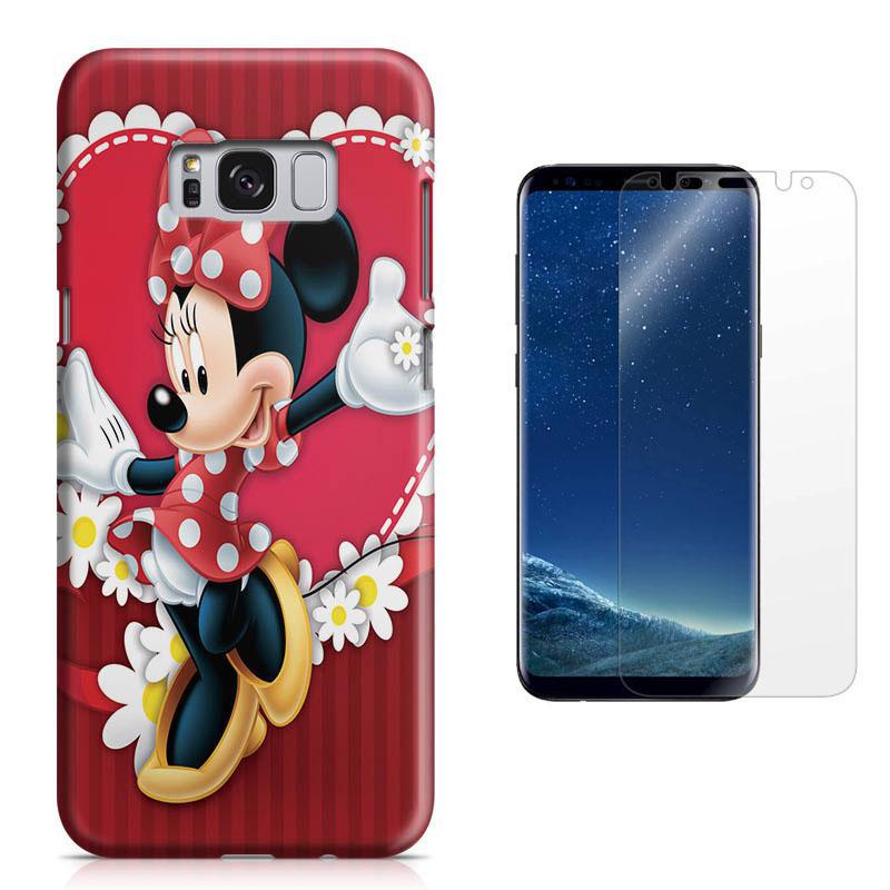 Miniatura Kit Capa Galaxy S8 Minnie E Película