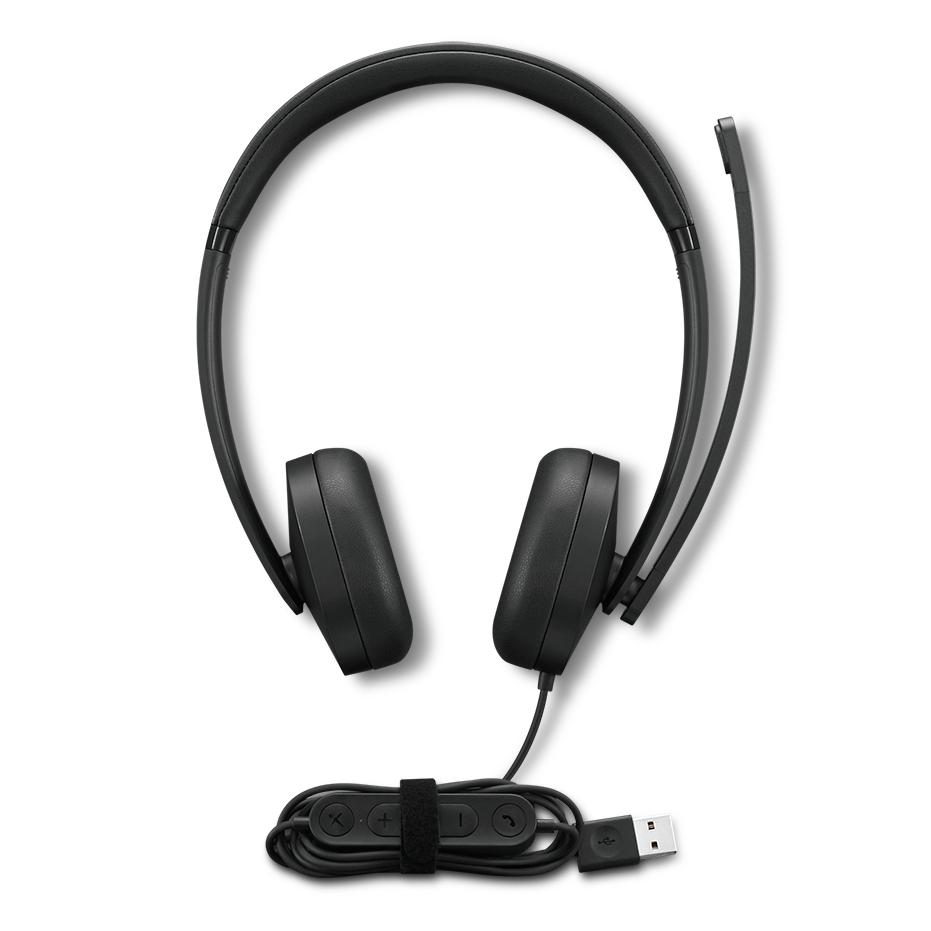 Fone de Ouvido Lenovo Headset Estéreo com Fio USB-A Gen 2 - 4XD1P83425