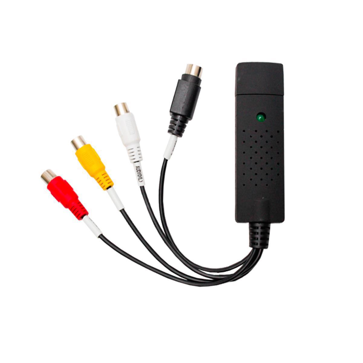 Miniatura Aparelho Converter Fita Vhs Para Dvd Digital Easycap Cabo de vídeo