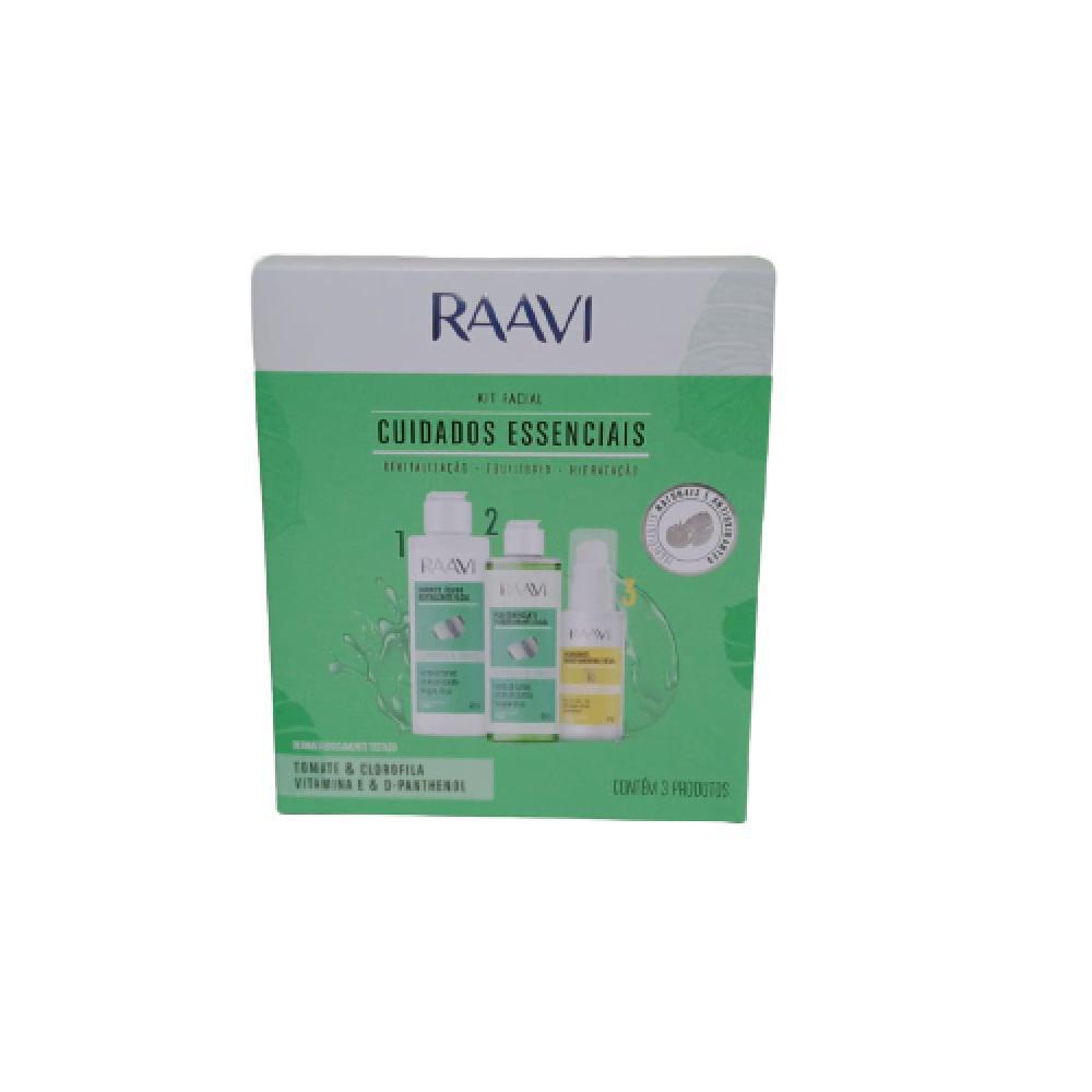 Miniatura Kit Facial Raavi Cuidados Essenciais 3 Produtos
