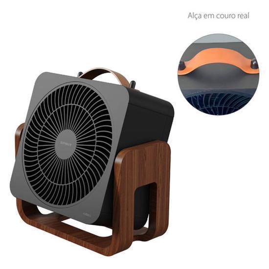Miniatura Ventilador Circulador De Ar Cube 30X30Cm Preto 127V - Spirit