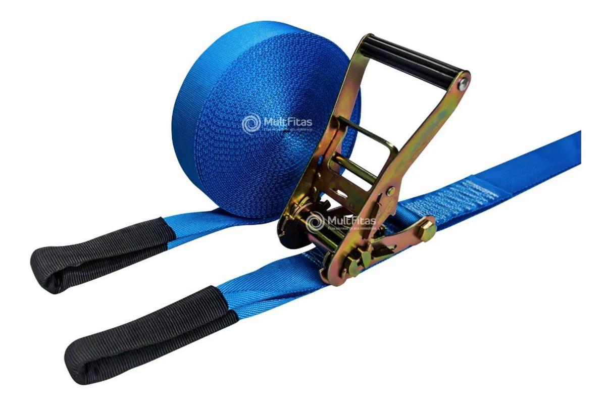 Miniatura Slackline 15 Metros Azul