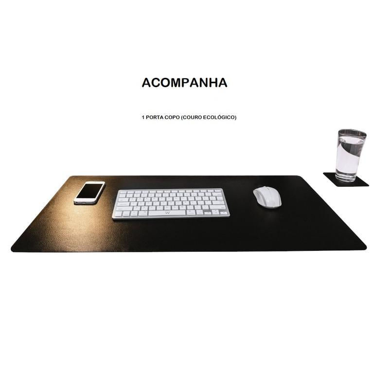Miniatura Tapete Mesa Escritório 70X40 Deskpad + Suporte Copo