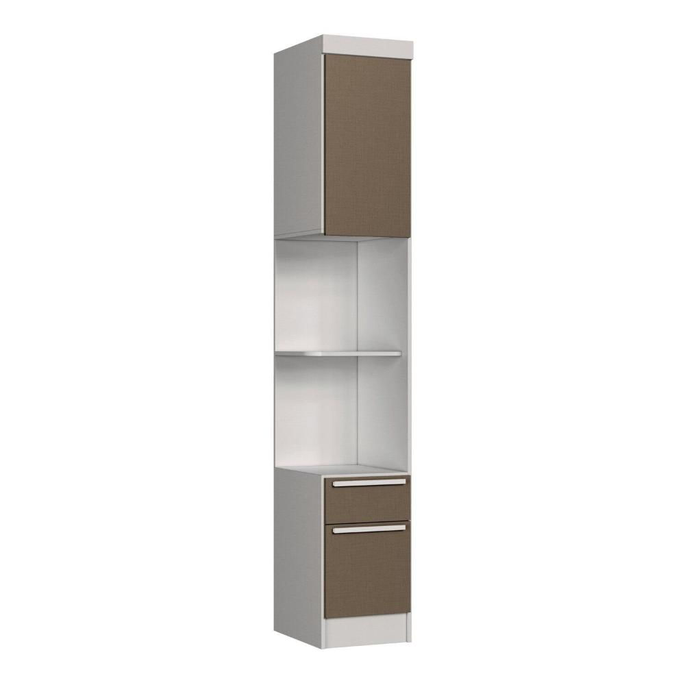 Guarda-roupa Infantil Modulado 6 Peças Infinity Branco Line/Duna