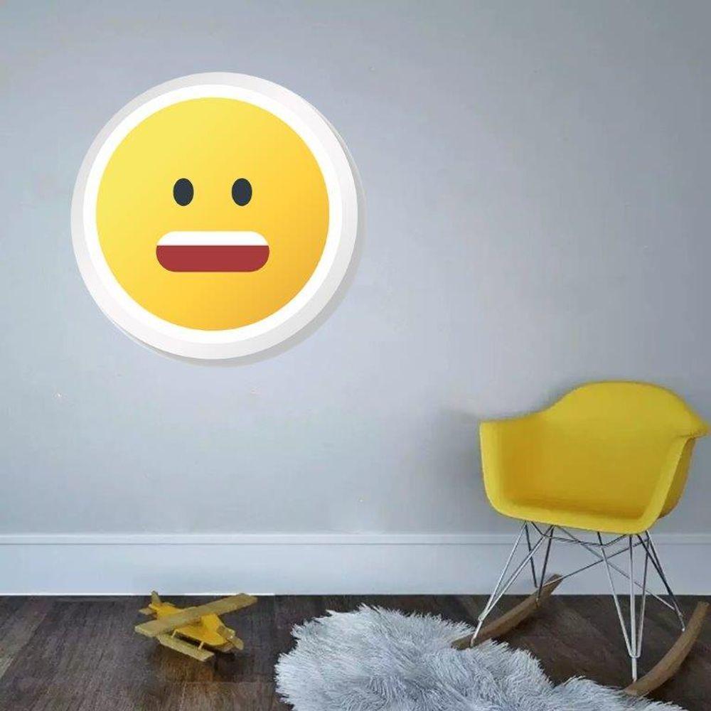 Miniatura Adesivo De Parede Emoji Falando