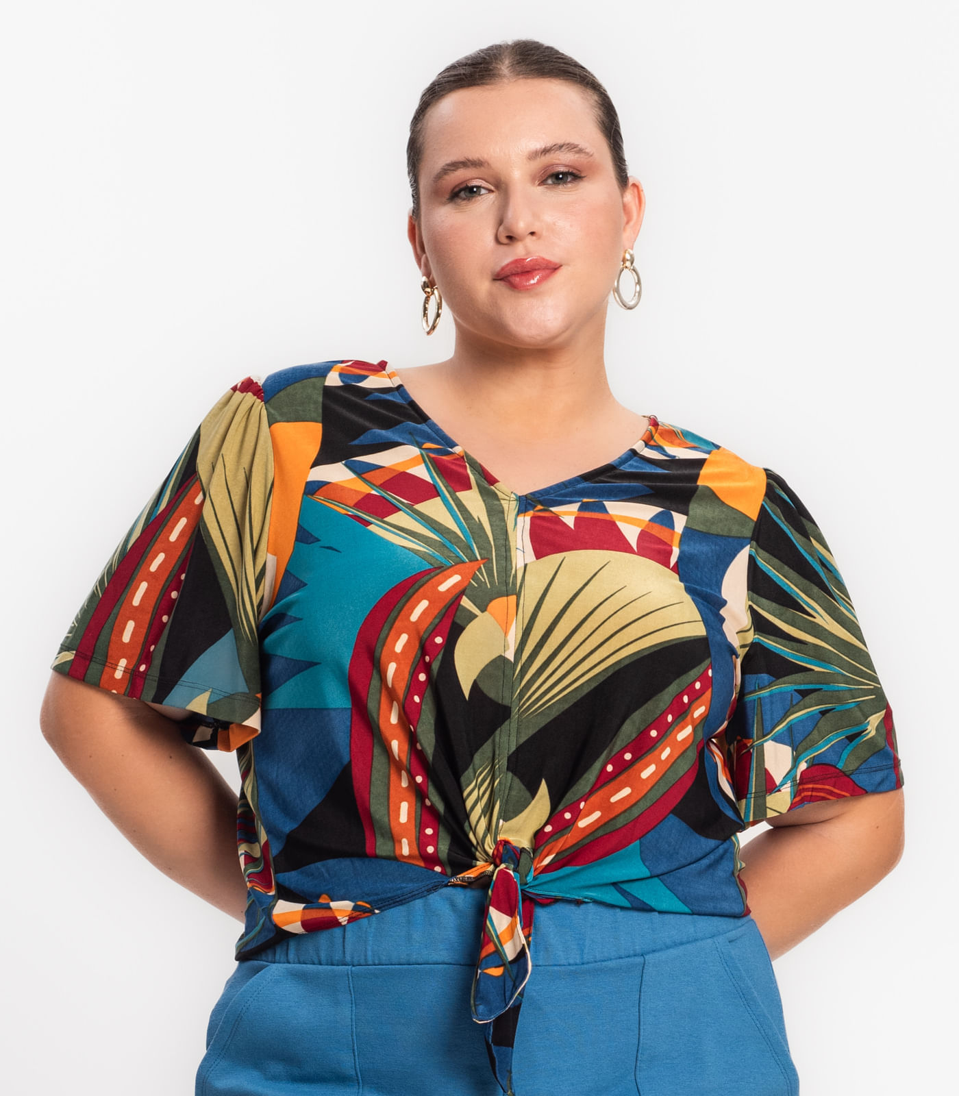 Miniatura Blusa Feminina Liganete Secret Glam Preto Plus G1