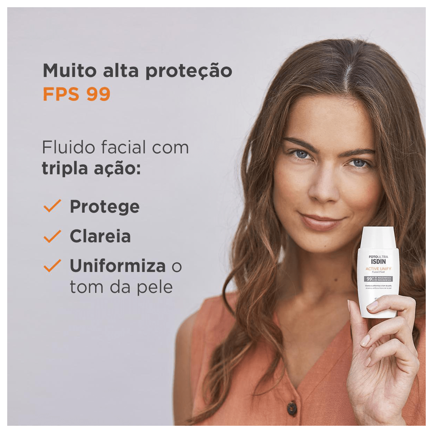 Miniatura Isdin Foto Ultra Active Unify Fluid Fps99 Protetor Solar Blz