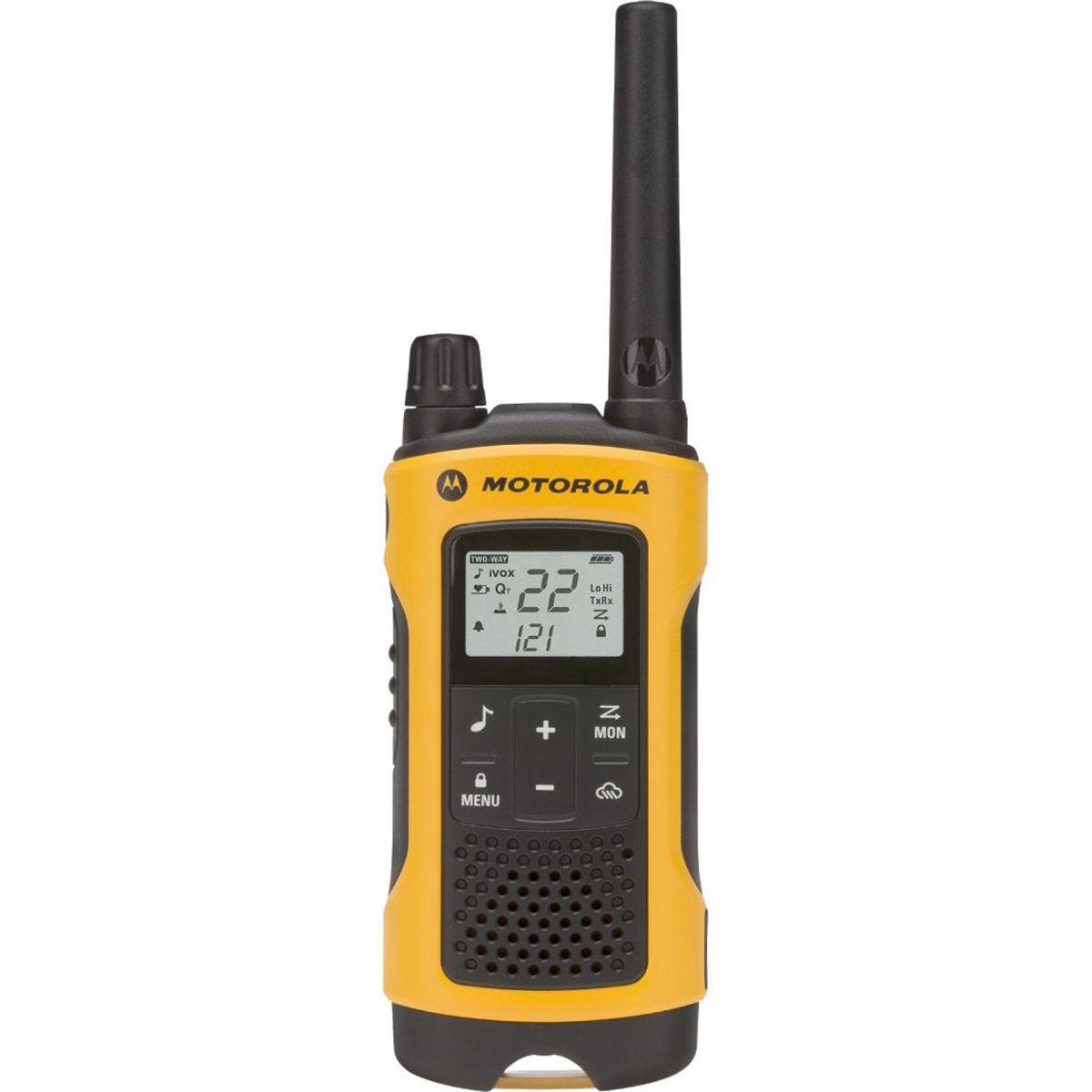 Miniatura Kit 2 Pares Rádio Comunicador Talkabout 35Km T400Br Amarelo