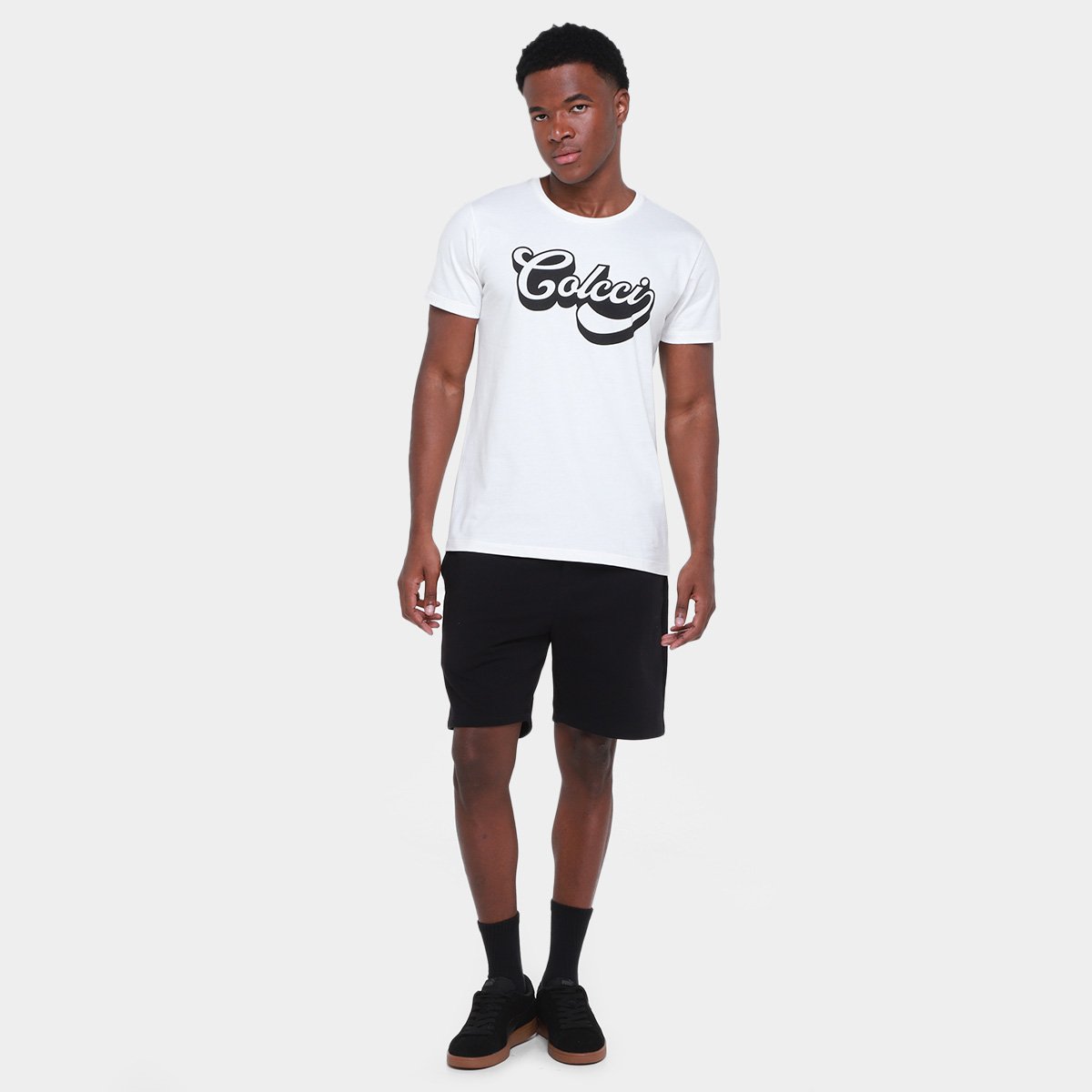 Miniatura Camiseta Colcci Masculina Off White - G