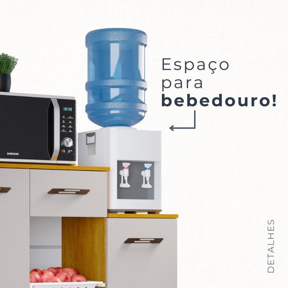 Fruteira Fruteira 2 Cestos 1 Porta 1 Gaveta Bia Cinamomo/Off White