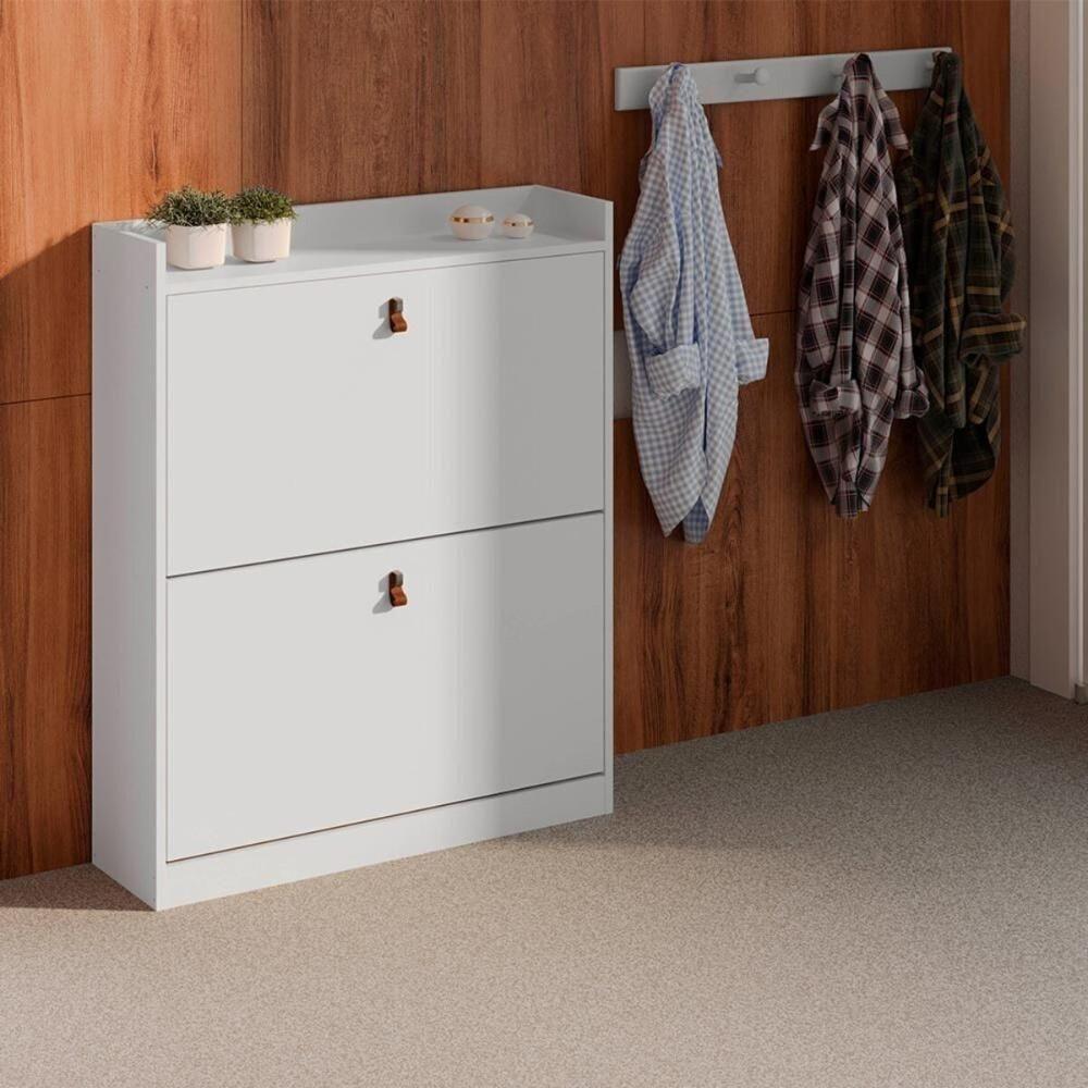Miniatura Sapateira Com 2 Portas Articuladas 80cm Multimóveis Cr35270 Branco