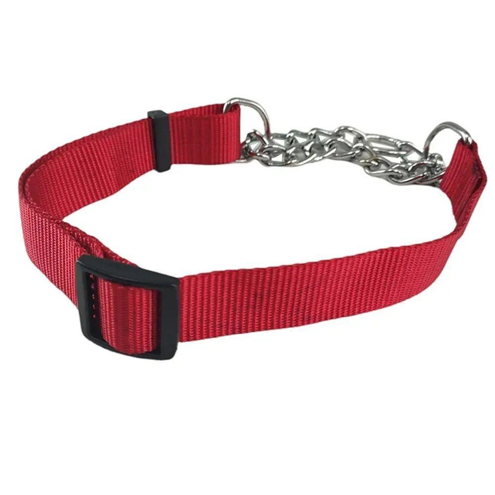 Miniatura Coleira Guia Cachorros Caes Ajustavel Kit 3 Uni Corrente Elo Torcido Pet Adestramento Educaçao