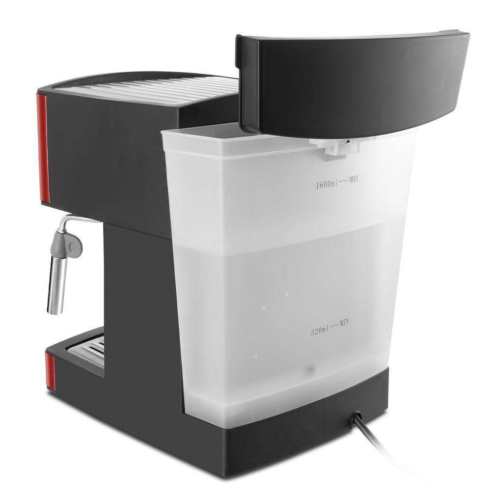 Miniatura Cafeteira Expresso & Cápsulas Philco 20 Bar Inox Red PCF24 110V