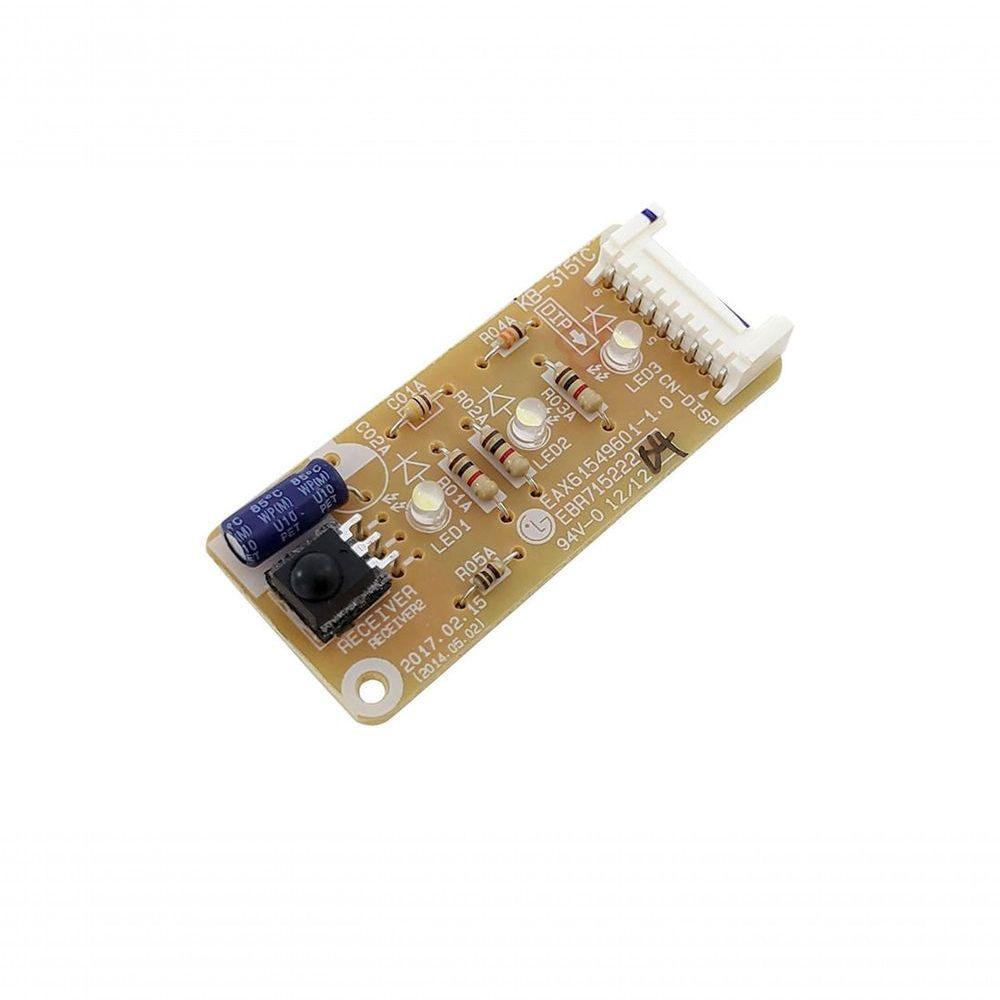 Miniatura Placa Do Display Receptora Ar Condicionado LG USNW092WSZ2, TSNC072W4W0, TSNC092W4W0 EBR71522204