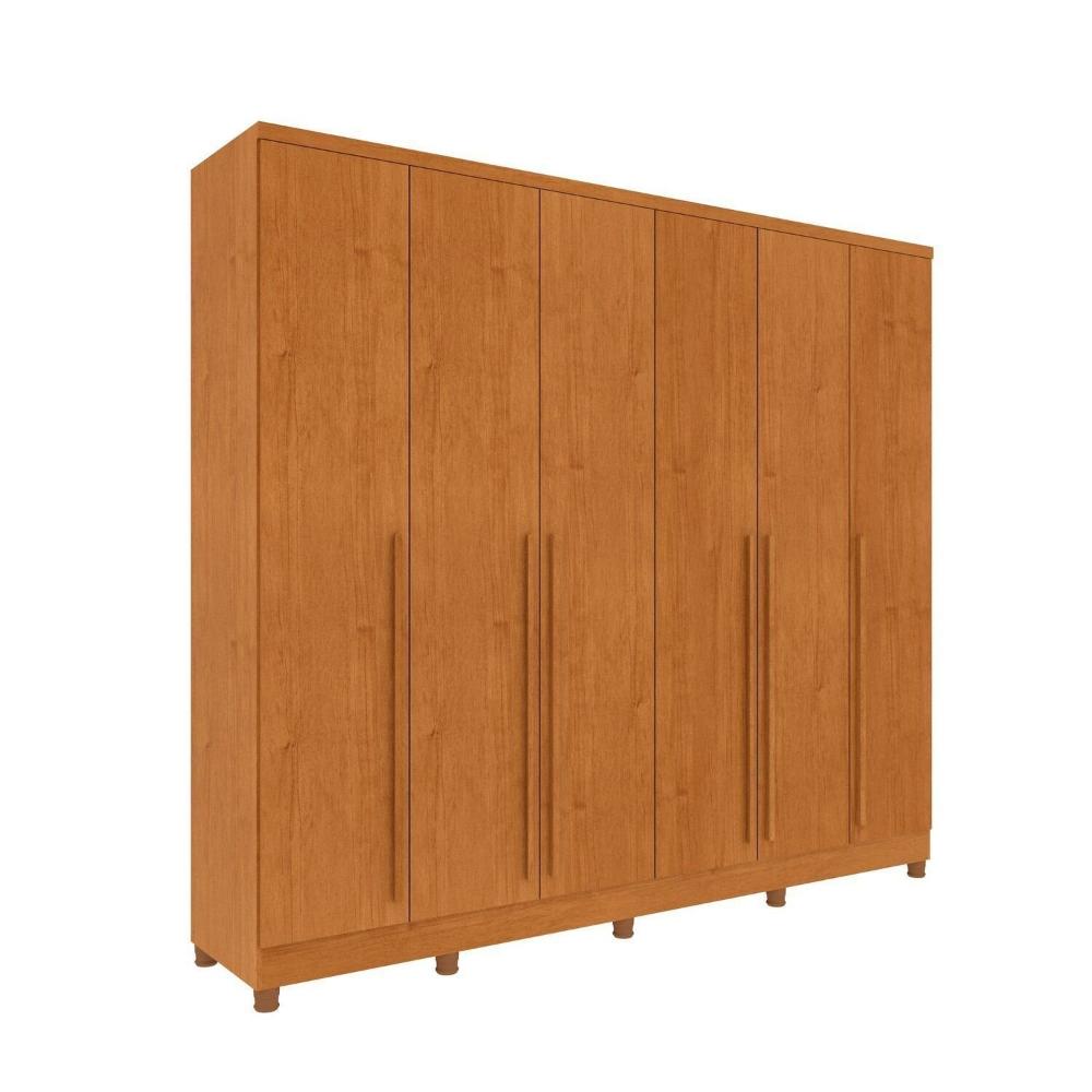 Miniatura Guarda-roupa Casal 6 Portas Portugal Espresso Móveis Cinamomo