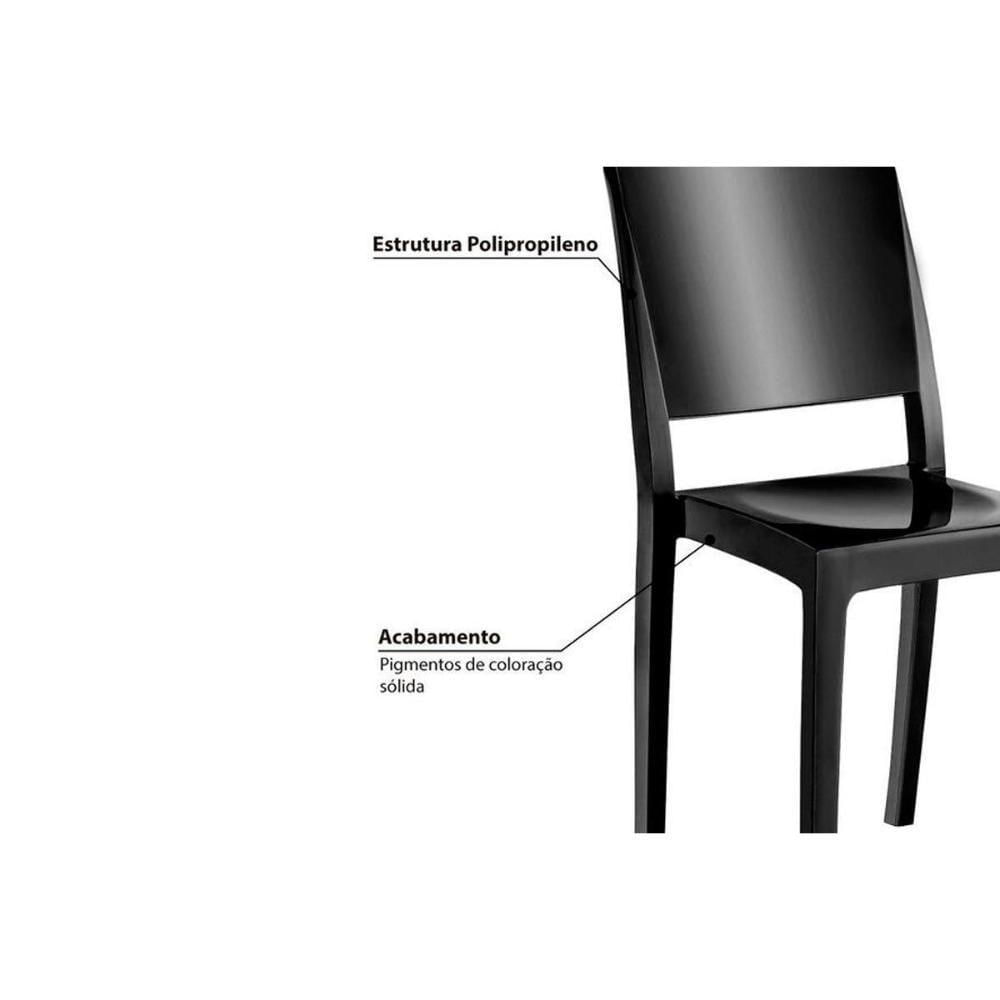 Miniatura Kit 4 Cadeiras Hydra Uz4002 4 Un Freijó Suede Capuccino