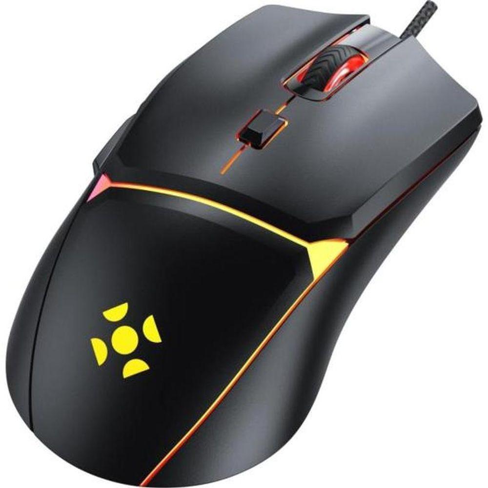 Miniatura Mouse Gamer Fortrek Crusader 12800dpi Preto