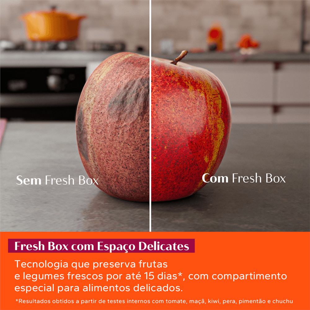Geladeira Brastemp Frost Free French Door A+++ 554 litros cor Black Inox - BRO85AE 110v