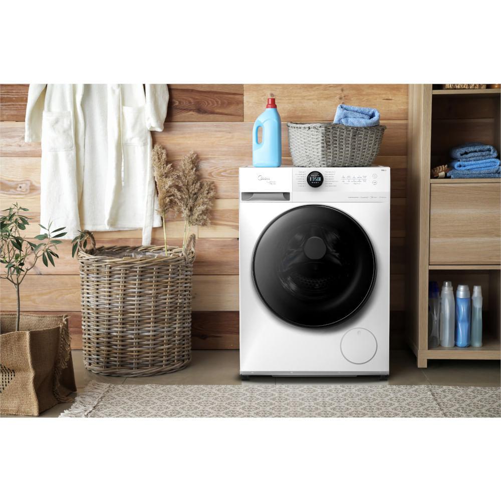 Miniatura Lava e Seca Midea 11kg Branca HealthGuard Smart MF200 127V