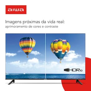 Miniatura Smart TV 50" 4K Full HD AIWA 50BL02A com Android TV, Dolby Áudio, HDR10+, Wi-fi, Bluetooth, Comando de Voz, Blue Protect e Borda Ultrafina