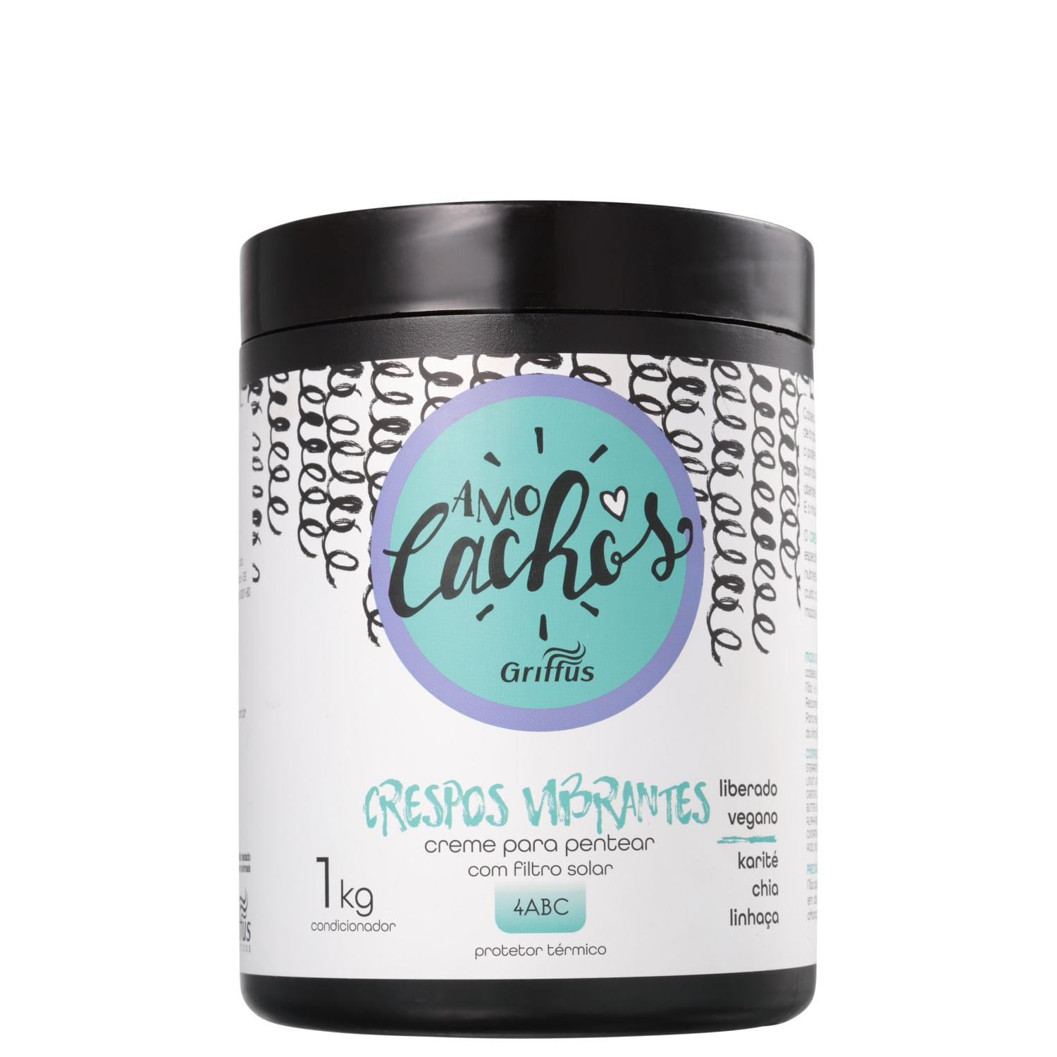 Miniatura Griffus Amo Cachos Crespos Vibrantes Creme De Pentear 1000g
