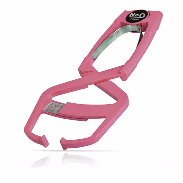 Miniatura Adipômetro Rosa Clínico Prime Med com Trena Corporal