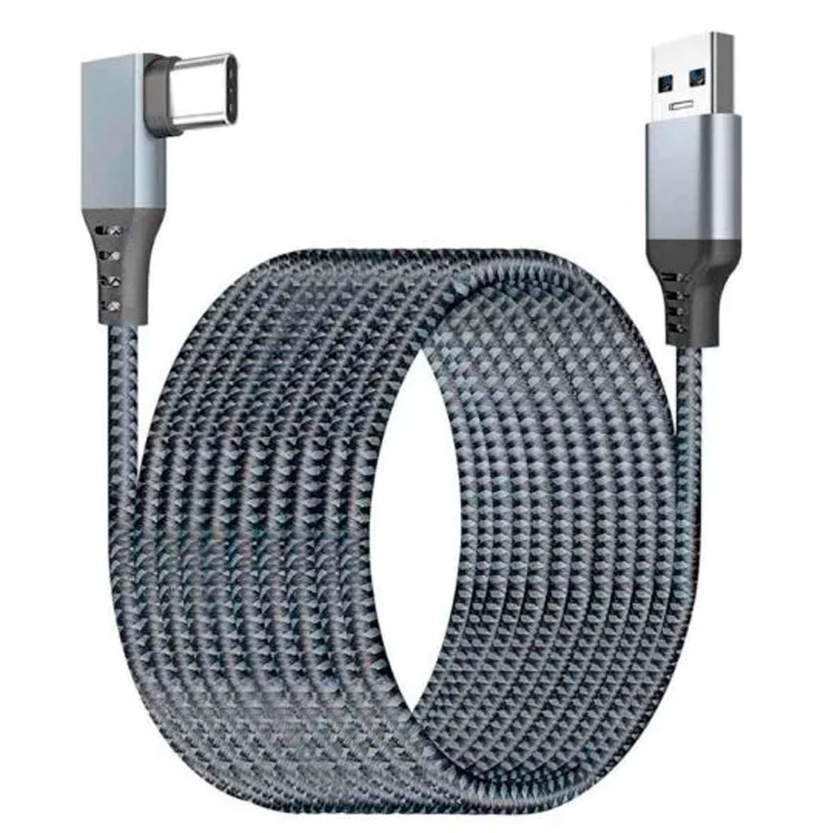 Miniatura Cabo Usb 3.2 Para Oculus Quest 2 E 1 Tipo C Vr Pc 5 Metros