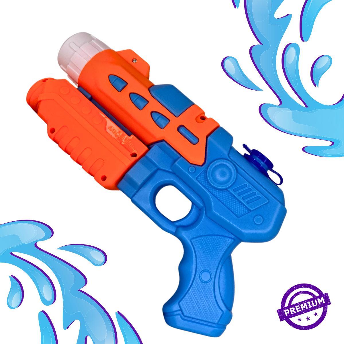 Miniatura Lança Água Infantil Lançador De Brinquedo Piscina Azul Forte