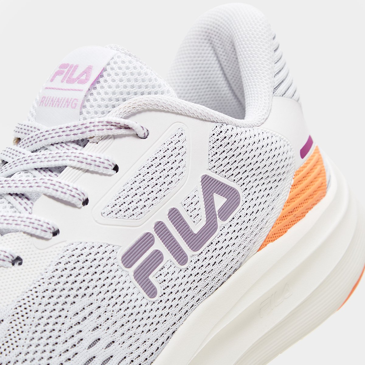 Tênis Fila Fastness Feminino Branco+Laranja - 34