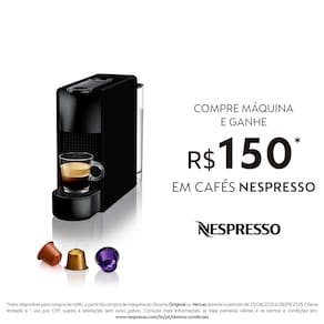 Cafeteira Nespresso Essenza Mini C30 com Kit de Cápsulas para Degustação - Preta 220V