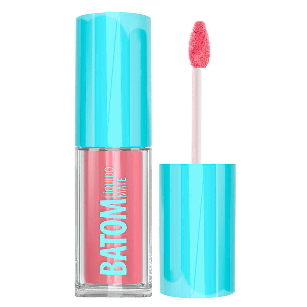 Miniatura Batom Líquido Payot Boca Rosa Beauty Mate Cor Mãe com 4g