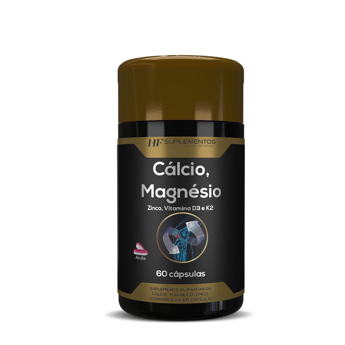Miniatura Calcio Magnesio Zinco Vit D3 K2 60Caps Hf Suplementos