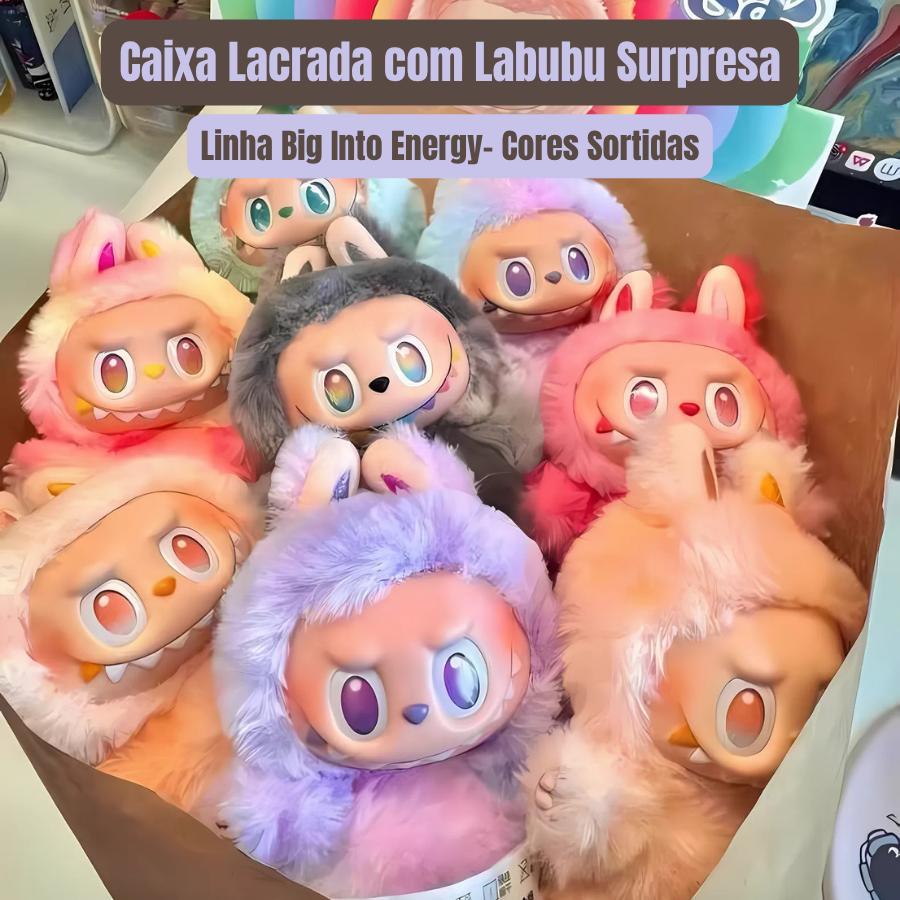 Miniatura Boneco Labubu Com Acessório Big Into Energy