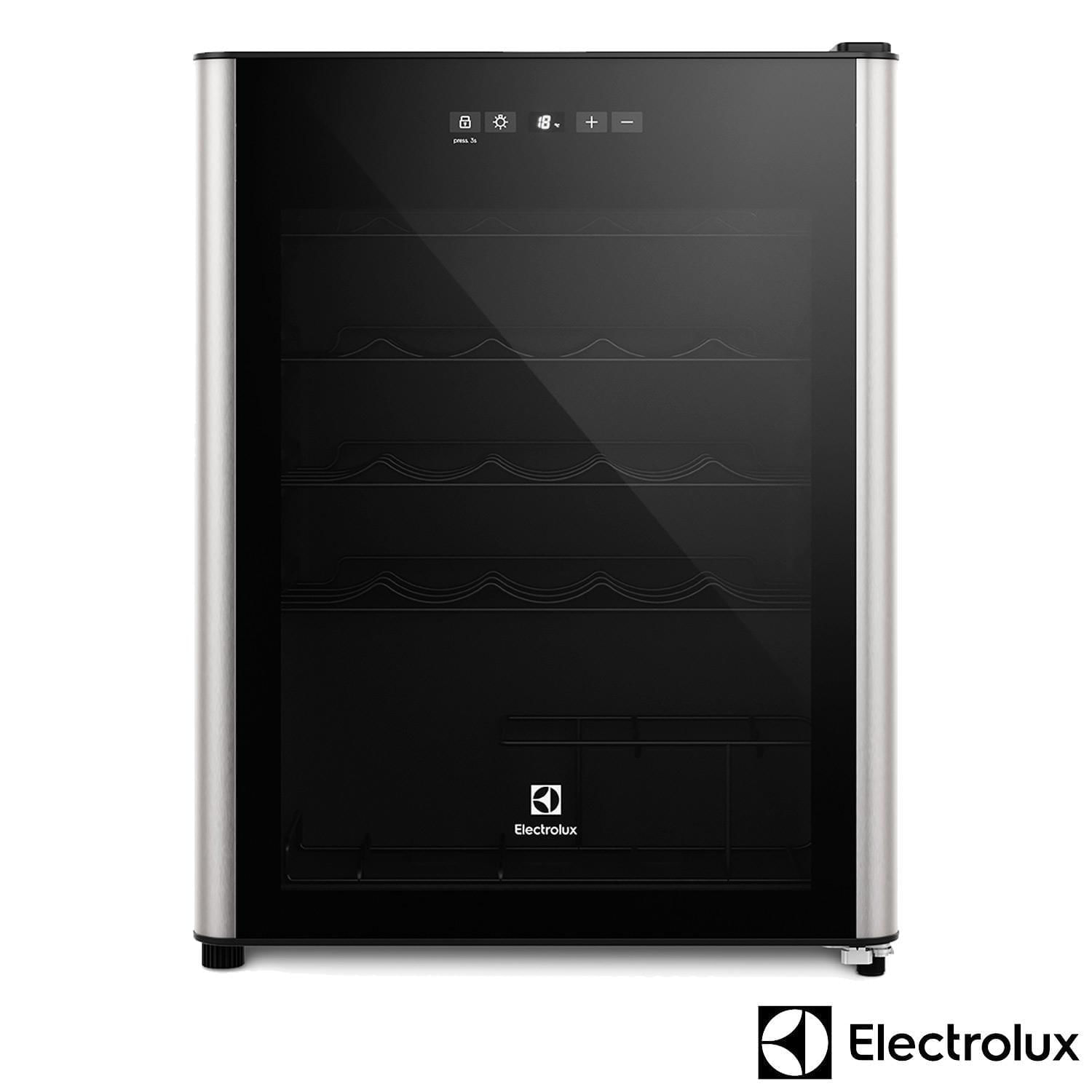 Miniatura Adega Electrolux 24 Garrafas Uma Porta com Painel Digital WSF24 110