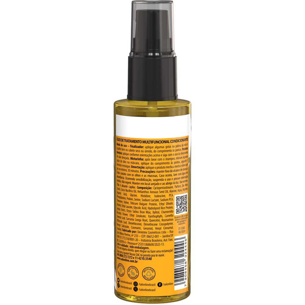 Miniatura Salon Line Meu Liso Óleo Multifuncional 60ml