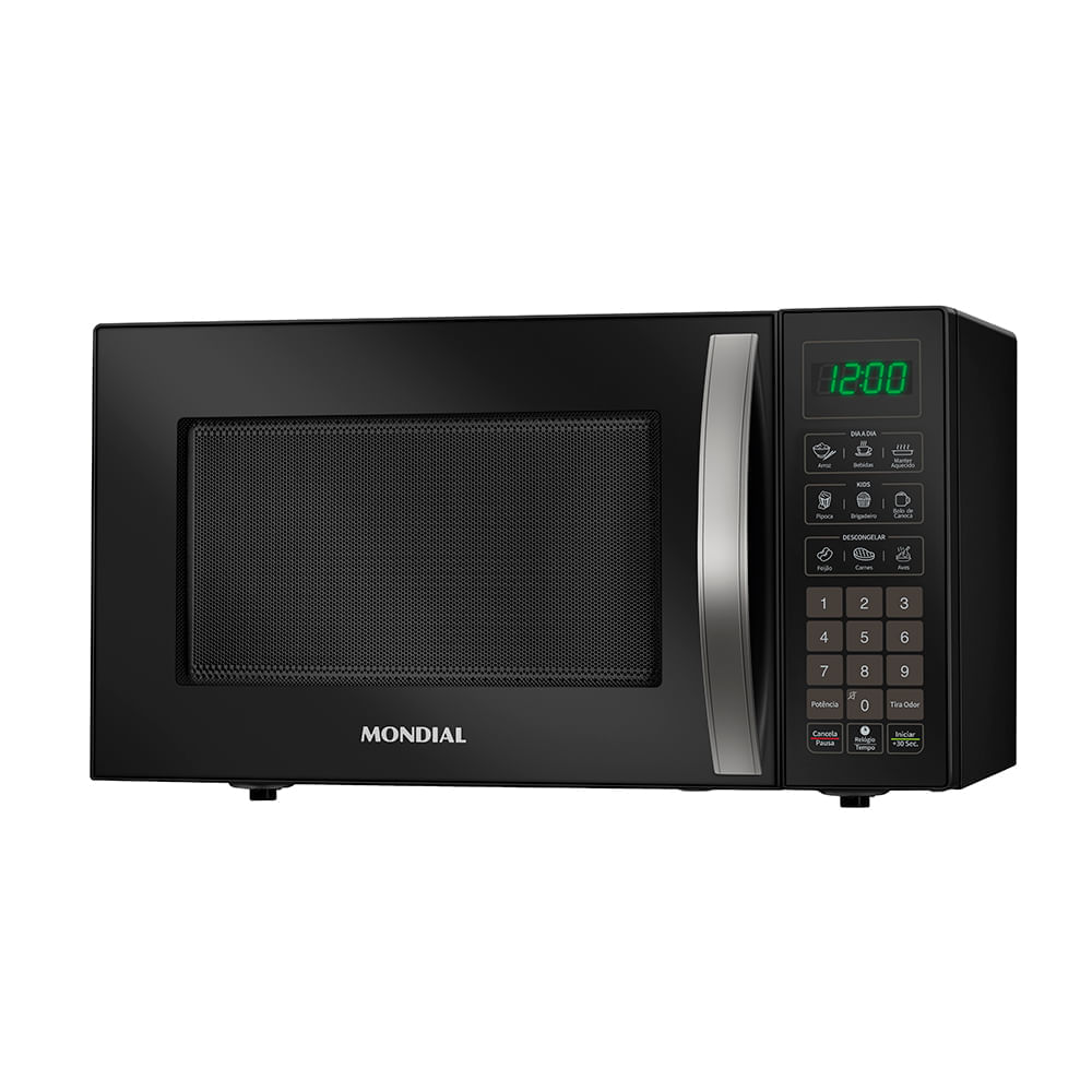 Miniatura Micro-Ondas Mondial Preto 1400W - MO-02-34-B MICRO-ONDAS MO-02-34-B 127V/60HZ .