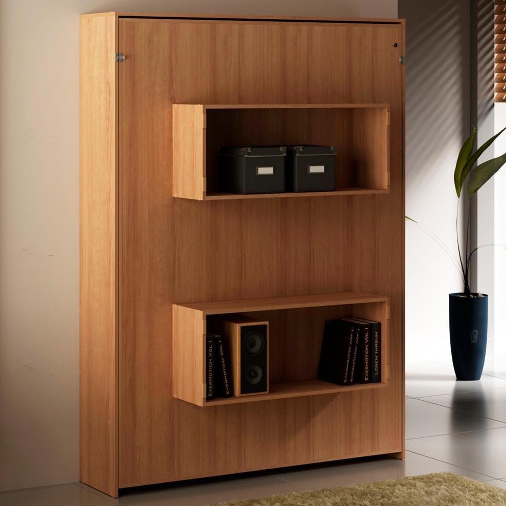 Miniatura Cama Retratil De Parede Casal Cm8016 Amendoa