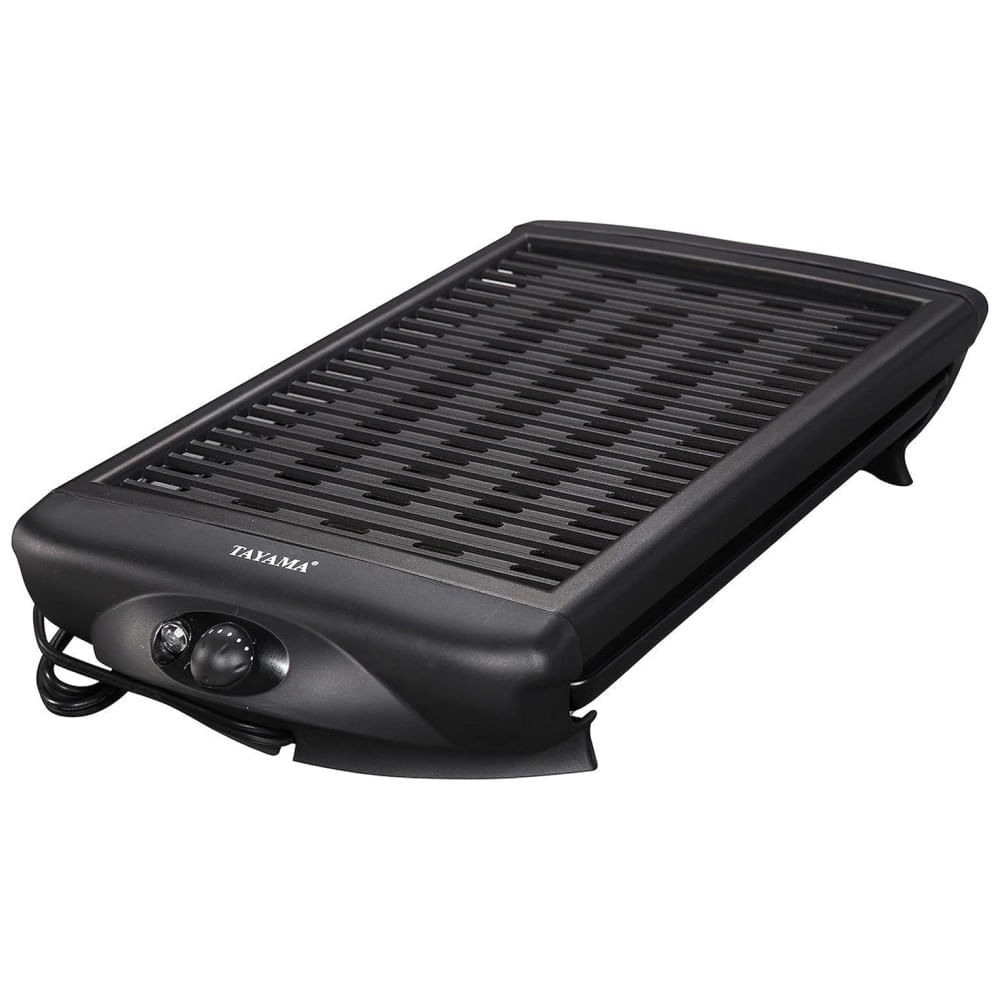 Miniatura Churrasqueira Elétrica Indoor Tayama TG868XL Antiaderente Sem Fumaça, Extra Grande, Preta