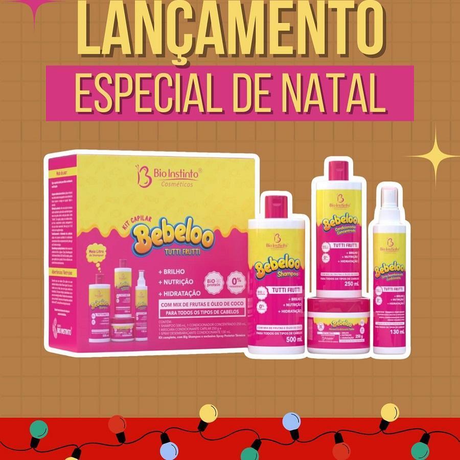 Miniatura Kit Capilar Bebeloo Tutti Frutti Shampoo Condicionador