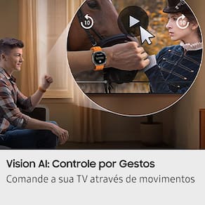 Miniatura Smart TV QLED 75” 4K Samsung QN75Q7FAAGXZD, Vision AI, Processador com AI, Xbox Cloud Gaming, Controle por Gestos, Art Store, Alexa, Wi-Fi e Bluetooth