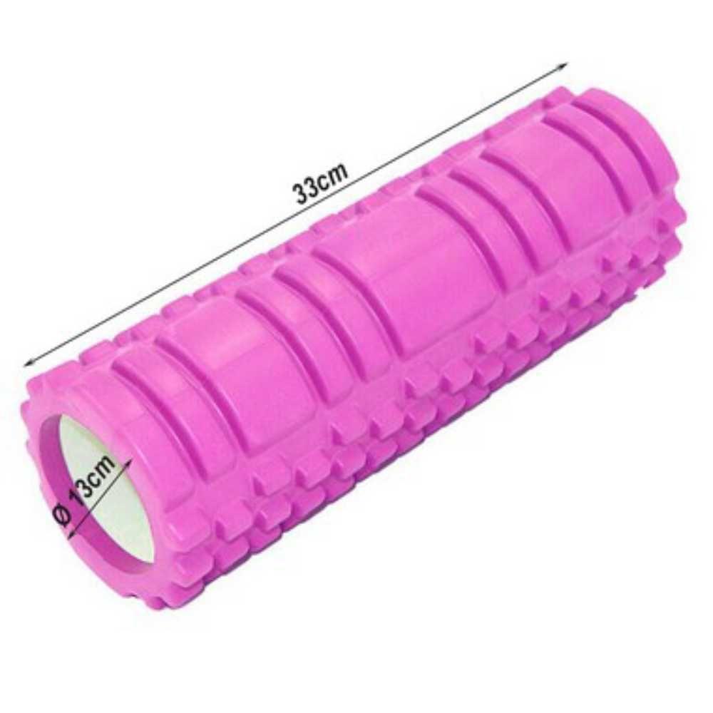 Rolo Massagem Foam Roller Liberação Miofascial Crossfit Rosa