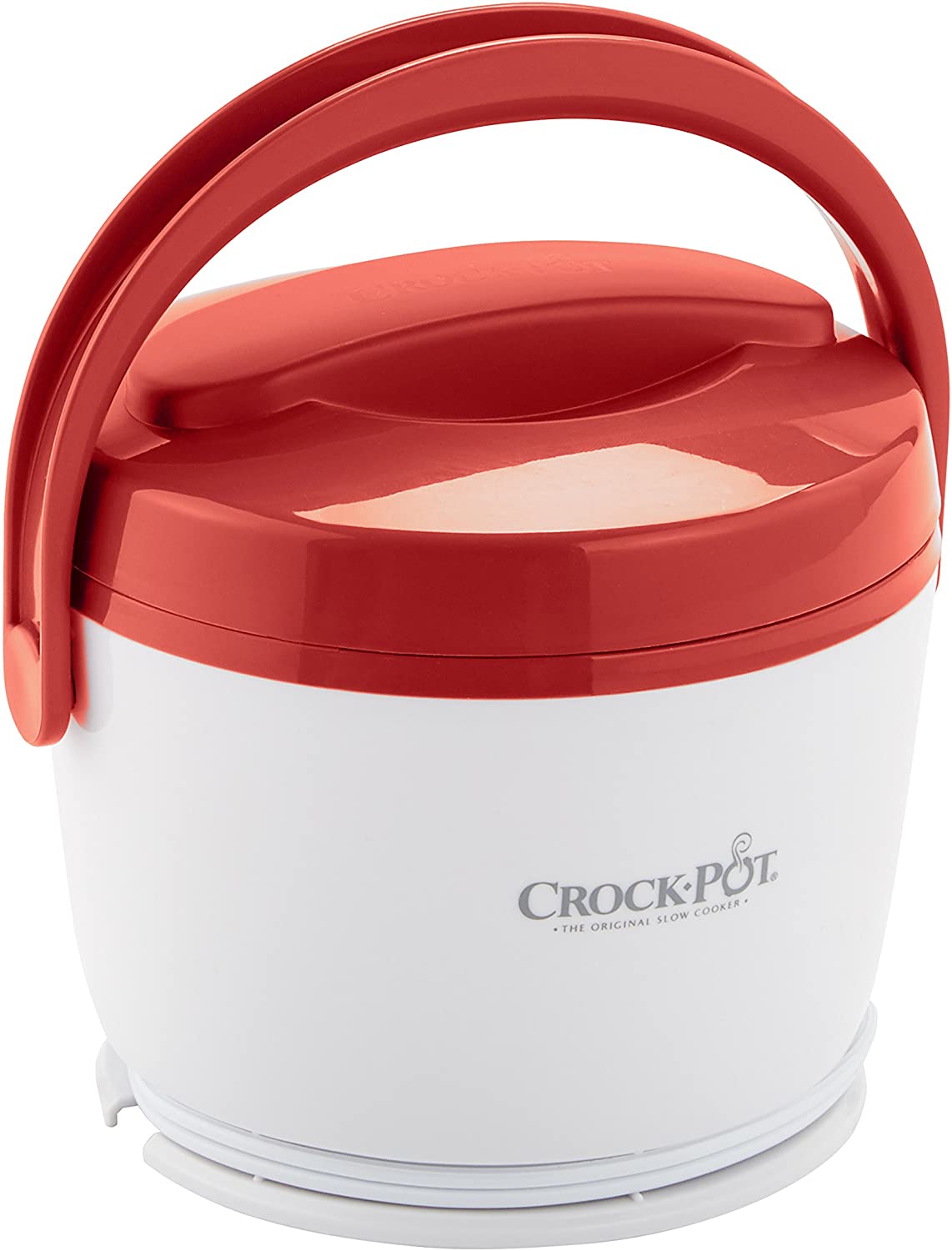 Miniatura CrockPot Marmita Elétrica Portátil 600 mL com Pote Removível 11 0V Vermelha