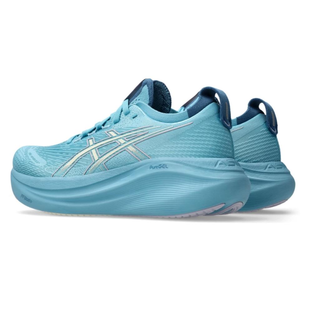 Miniatura Tênis Asics Gel-Nimbus 27 Feminino AZUL/BEGE - 35